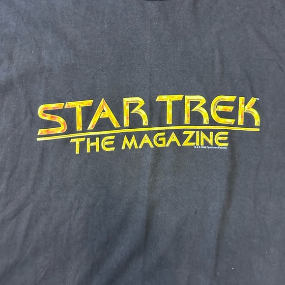 Vintage 1998 Star Trek Magazine T Shirt Size Mens XL - Tour Champ - Picture 2 of 5